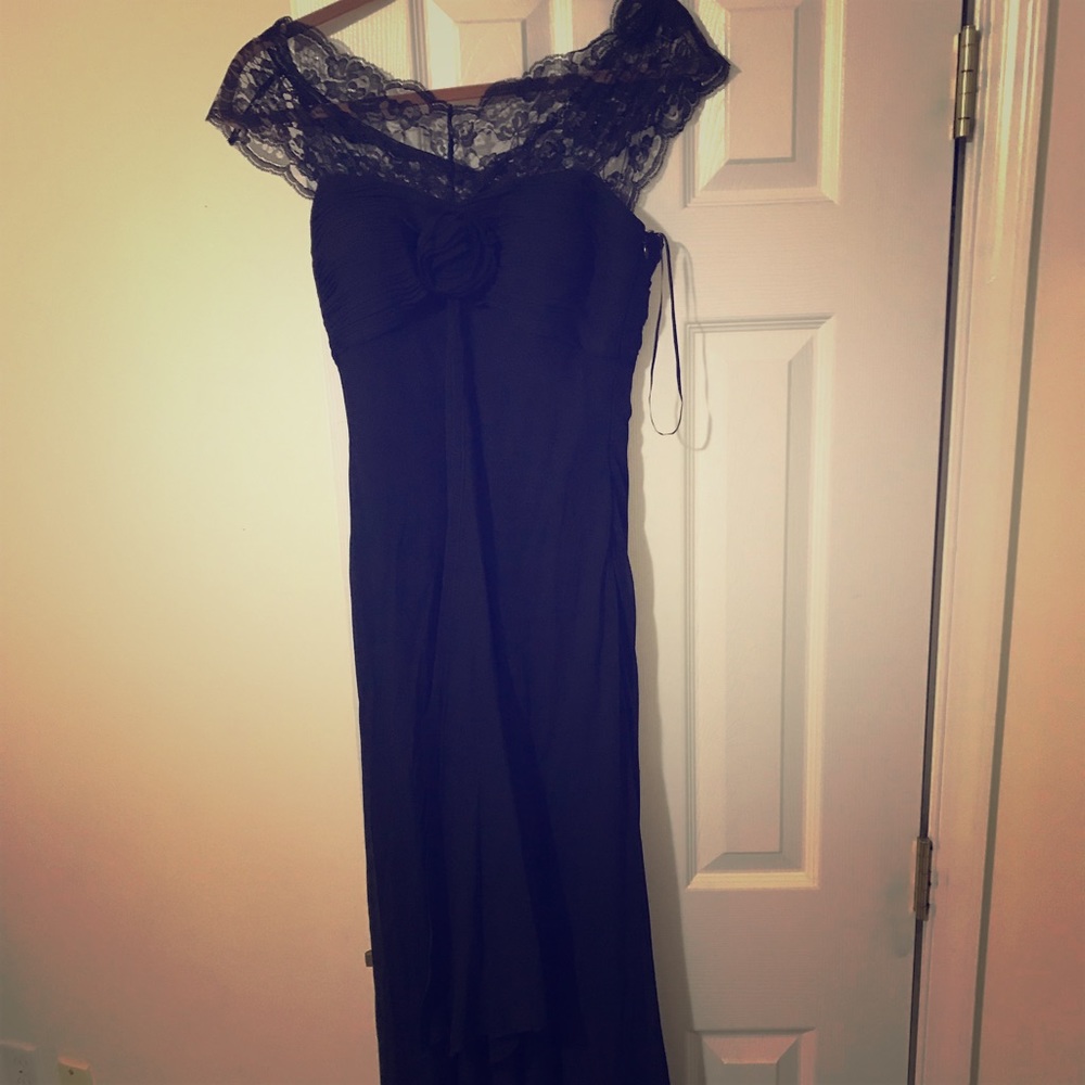 Black evening gown